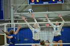 VB vs USCGA  Wheaton College Women's Volleyball vs U.S. Coast Guard Academy. - Photo by Keith Nordstrom : Wheaton, Volleyball